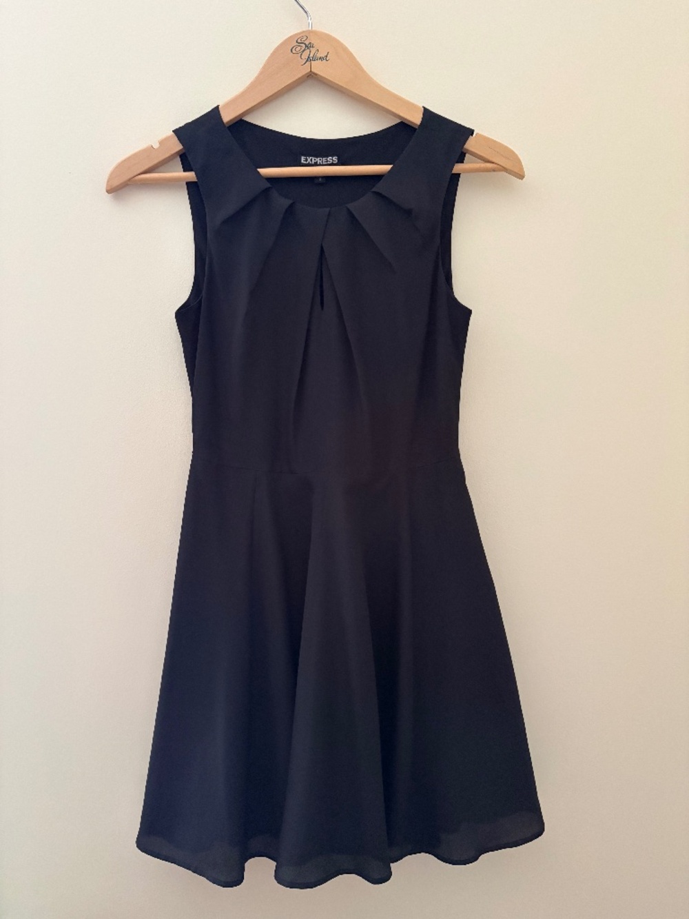 Express Black Keyhole Mini Dress Size X-Small 2